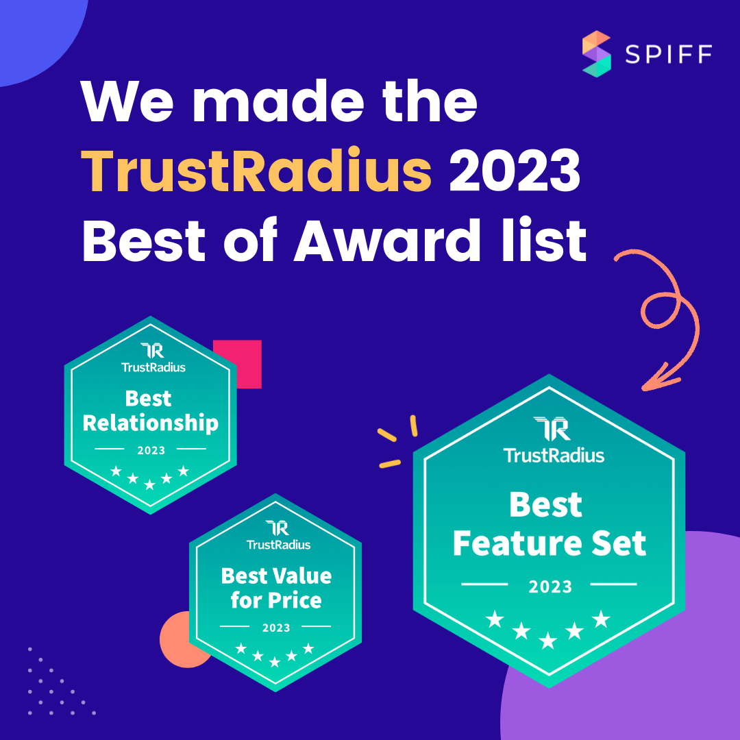 Spiff Receives Three Best-Of Awards from TrustRadius