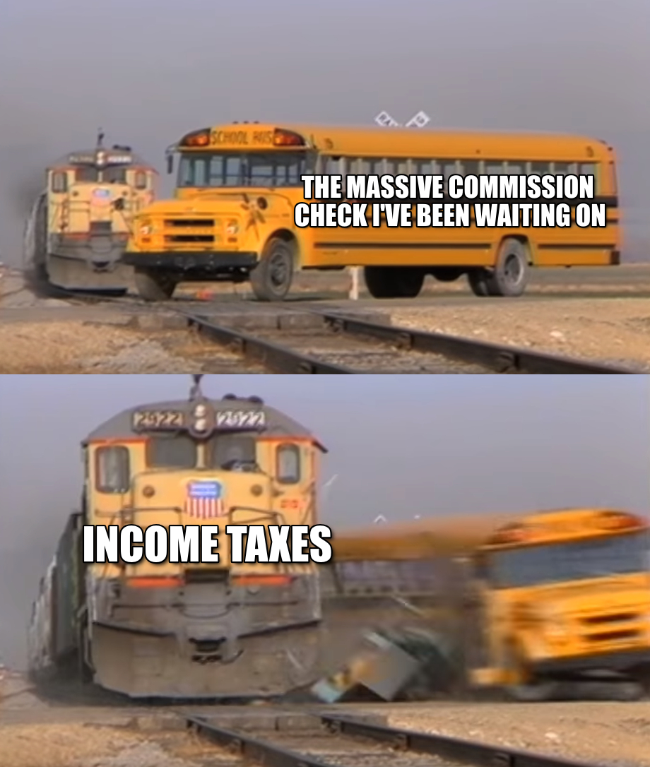 sales commission memes
