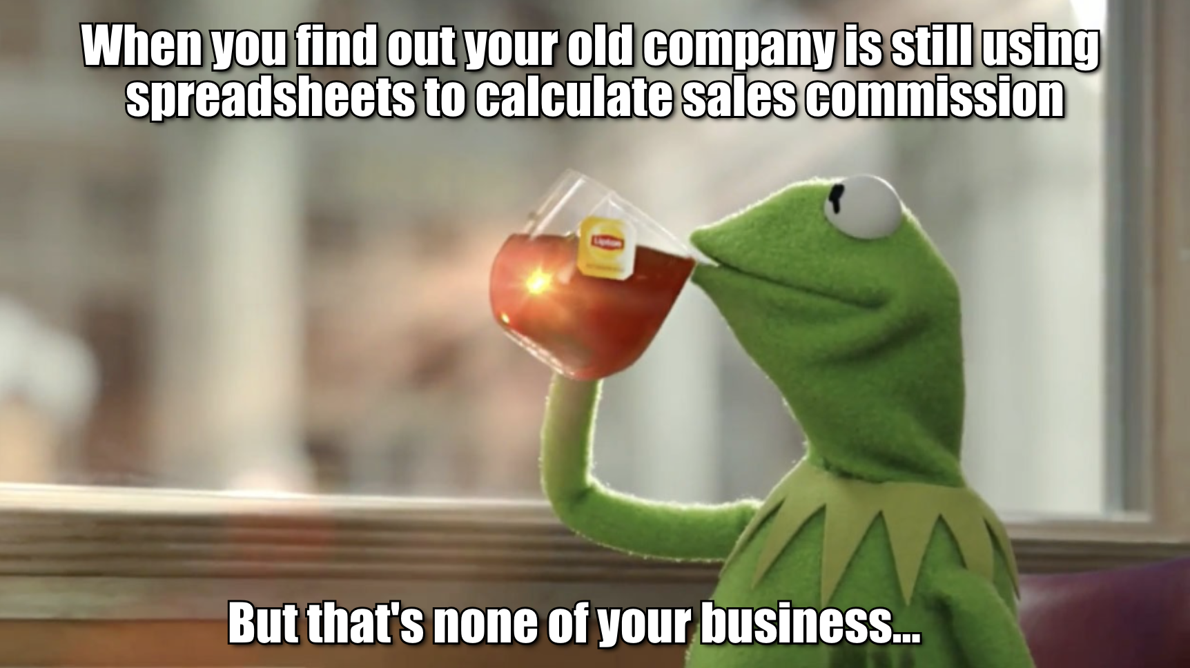 sales commission meme